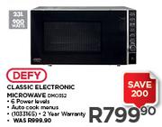 Defy 23Ltr Classic Electronic Microwave DMO352