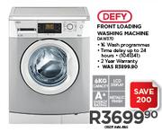 Defy 6kg Front Loading Washing Machine DAW370