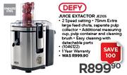 Defy Juice Extractor JE210S