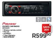 Pioneer CD/MP3 Car Radio DEH155MP3