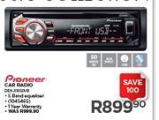 Pioneer Car Radio DEHX1650UB