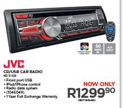 JVC CD/USB Car Radio KDR656