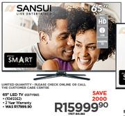 Sansui 65" Smart LED TV 65STY1965