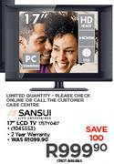Sansui 17" LCD TV 17STY0417