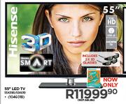 Hisense FHD 3D Smart LED TV 55K390/55K610