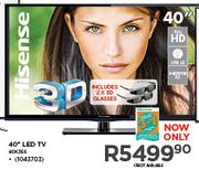 Hisense 40" 3D FHD LED TV 40K366