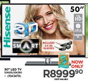 Hisense 50" FHD 3D Smart LED TV 50K610/50K390