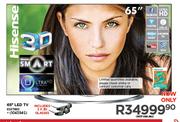 Hisense 65" Ultra HD 3D Smart LED TV 65XT880