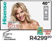 Hisense 40" FHD LED TV 40D36P