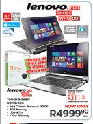 Lenovo Touch Screen Notebook-Each