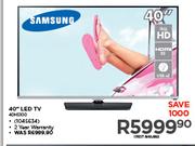 Samsung 40" LED TV 40H5100
