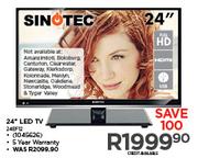 Sinotec 24" LED TV 24EF12