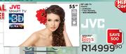 JVC 55" LED UHD Smart 3D TV 55N4000