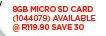 SanDisk 8GB Ultra Android Micro SD Card