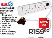 Ellies 8 Way Surge Protector FBWP3