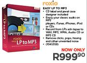 Roxio Easy LP To MP3