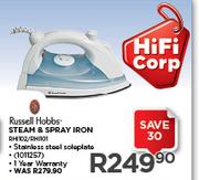Russell Hobbs Steam & Spray Iron RHI102/RHI101
