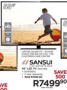 Sansui 55" LED TV 55STY1955