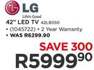 LG Full HD 42" LED TV 42LB550