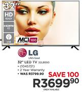 LG HD Ready 32" LED TV 32LB550