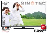 Sinotec 40" LED TV 40F360D