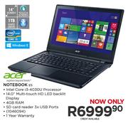 Acer Notebook E5