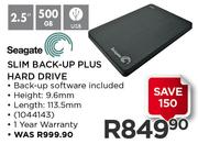 Seagate 500GB Slim Back-Up Plus Hard Drive