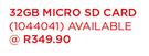 Sandisk 32GB Ultra Android Micro SD Card(1044041)