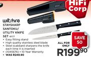 Wiltshire Staysharp Santoku/Utility Knife Set 41177