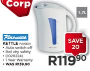 Pineware Kettle PAK834-1.7Ltr