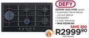 Defy Gemini Gas Hob DHG121