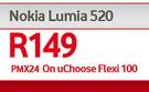 Nokia Lumia 520-On uChoose Flexi 100