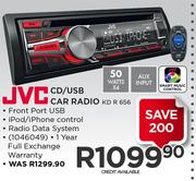 JVC CD/USB Car Radio KDR 656