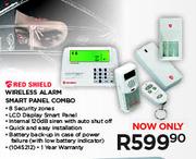 Red Shield Wireless Alarm Smart Panel Combo
