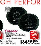 Pioneer Tweeters(TS 20)-Per Pair