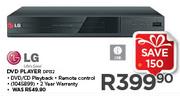 LG DVD Player DP132