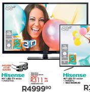 Hisense 40" LED TV 40K366