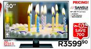 Sansui 40" FHD LED TV 40STY0640