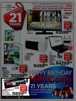 HiFi Corp : Happy Birthday HiFi Corp (9 Oct - 12 Oct 2014), page 1