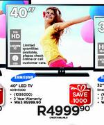 Samsung 40" FHD LED TV