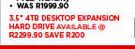 Seagate 3.5" 4TB Desktop Expansion Hard Drive