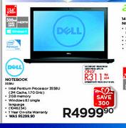 Dell 15.6" Notebook