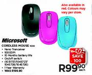 Microsoft Cordless Mouse 1000-Each