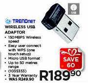 Trendnet Wireless USB Adaptor