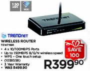 Trendnet Wireless Router TEW7TIER