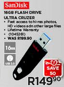SanDisk 16GB Flash Drive Ultra Cruzer