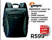 Lowepro Backpack FORMAT150