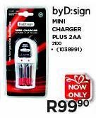 ByD:Sign Mini Charger PLUS 2AA