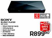 Sony Blu-Ray Player BDP-S1200
