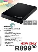 Seagate 2TB Portable Hard Drive STBX200040TI